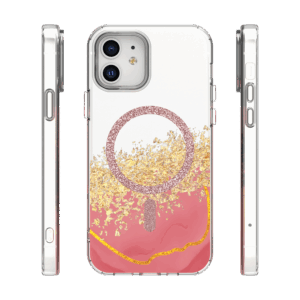 Epoxy Mag dėklas, skirtas Apple iPhone 12 / 12 Pro 6,1" rožinis - Image 2