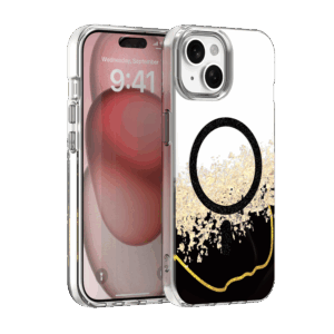 Epoxy Mag dėklas, skirtas Apple iPhone 13 / 14 6,1" juodas