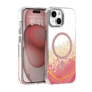 Epoxy Mag dėklas Apple iPhone 15 6,1" rožinis
