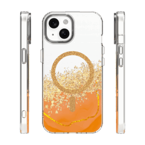 Epoxy Mag dėklas Apple iPhone 13 / 14 6,1" oranžinis - Image 2