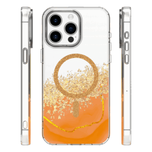 Epoxy Mag dėklas Apple iPhone 14 Pro 6,1" oranžinis - Image 2