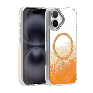 Epoxy Mag dėklas Apple iPhone 16 6,1" oranžinis