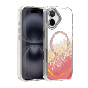 Epoxy Mag dėklas, skirtas Apple iPhone 17 6,3'' rožinis