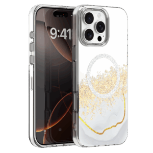 Epoxy Mag dėklas, skirtas Apple iPhone 16 Pro Max 6,9" baltas