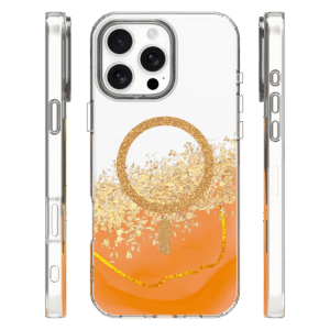 Epoxy Mag dėklas, skirtas Apple iPhone 16 Pro Max 6,9" oranžinis - Image 2