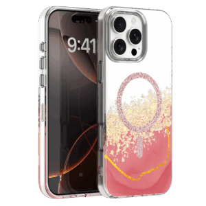 Epoxy Mag dėklas, skirtas Apple iPhone 16 Pro Max 6,9" rožinis