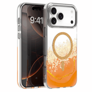 Epoxy Mag dėklas Apple iPhone 17 Pro Max 6,9'' oranžinis
