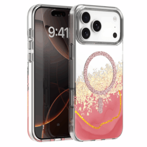 Epoxy Mag dėklas Apple iPhone 17 Pro 6,3'' rožinis