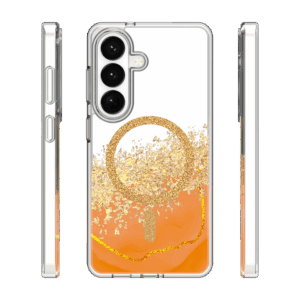 Epoxy Mag dėklas Samsung Galaxy S24 / S25 oranžinis - Image 2