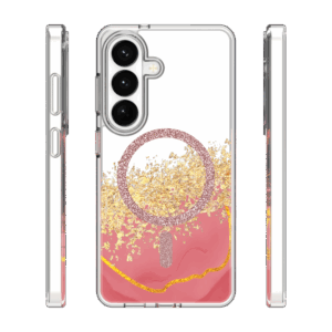 Epoxy Mag dėklas Samsung Galaxy S24 / S25 rožinis - Image 2
