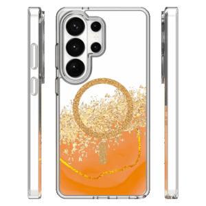 Epoxy Mag dėklas, skirtas Samsung Galaxy S25 Ultra, oranžinis - Image 2