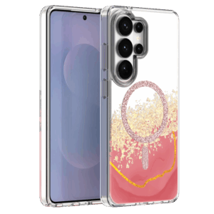 Epoxy Mag dėklas Samsung Galaxy S26 Ultra rožinis