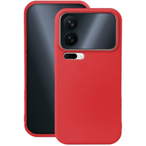 Silikoninis dėklas Xiaomi 17 Pro raudonas