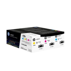 HP 410X 3-pack High Yield Cyan/Magenta/Yellow Original LaserJet Toner Cartridges - Image 1