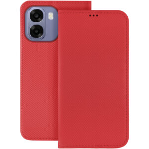 Išmanusis magnetinis dėklas, skirtas Oppo A6 4G / A6 5G / A6X 4G / A6X 5G / A6S 4G / A6S 5G Global raudonas