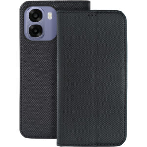 Išmanusis magnetinis dėklas, skirtas Oppo A6 4G / A6 5G / A6X 4G / A6X 5G / A6S 4G / A6S 5G Global, juodas