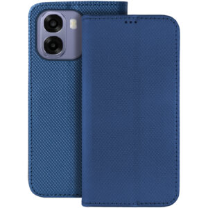 Išmanusis magnetinis dėklas, skirtas Oppo A6 4G / A6 5G / A6X 4G / A6X 5G / A6S 4G / A6S 5G Global tamsiai mėlynas