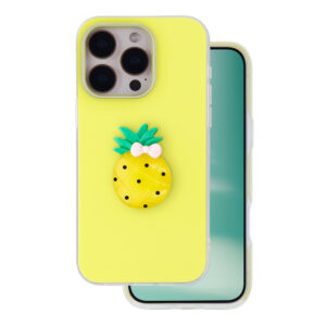 „Fruit“ 2in1 dėklas, skirtas Apple iPhone 16 Pro Max 6,9" geltonas
