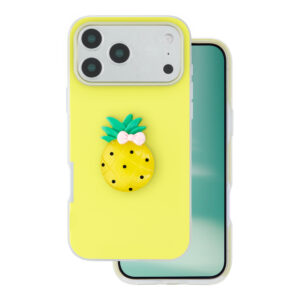 „Fruit“ 2 viename dėklas, skirtas „Apple iPhone 17 Pro Max“ 6,9" geltonas