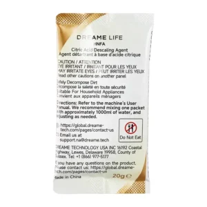 Descaling solution for the Dreame N20 Steam, 12 x 20g - Image 2