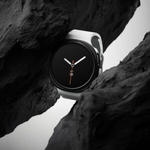 RINGKE SLIM 2-PACK GALAXY WATCH 8 / 9 (40 MM) SKAIDRUS IR MATINIS JUODAS - Image 5
