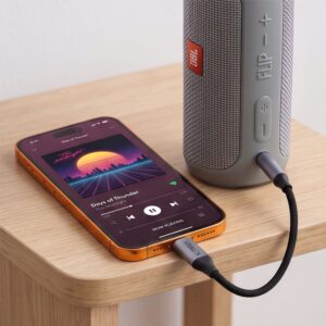 TECH-PROTECT ULTRABOOST ADAPTERIS USB-C Į MINI JACK 3.5MM DAC IRON GREY - Image 5