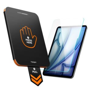 GRŪDINTAS STIKLAS SPIGEN ALM GLAS.TR T IPAD AIR 11” 6 / 7 / 8 / 2024-2026 SKAIDRUS - Image 5