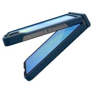 Spigen AirSkin Aramid MagSafe Samsung Galaxy Z FLIP 8 NAVY - Image 5