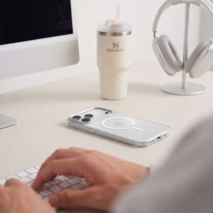 Tech-Protect MAGZERO MagSafe Apple iPhone 17 PRO MAX / 18 PRO MAX MATINIS BALTAS - Image 5