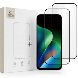 GRŪDINTAS STIKLAS Tech-Protect GLASS FIT+ 2-PACK XIAOMI REDMI 17 4G / 5G BLACK