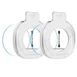 GRŪDINTAS STIKLAS Tech-Protect EASY SET+ 2-PACK SAMSUNG Samsung Galaxy WATCH 8 / 9 (40 MM) SKAIDRUS - Image 4