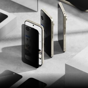 PRIVATUMĄ UŽTIKRINANTIS EKRANO STIKLAS RINGKE EASY SLIDE 2-PACK GOOGLE PIXEL 9 PRO XL / 10 PRO XL / 11 PRO XL PRIVACY - Image 5