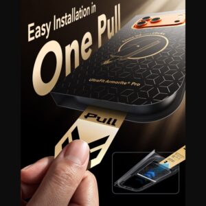 GRŪDINTAS STIKLAS ESR ULTRAFIT ARMORITE PRO TEMPERED GLASS Apple iPhone 17 PRO / 18 PRO BLACK - Image 5