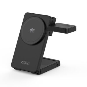 TECH-PROTECT A56 3IN1 MAGNETINIS MagSafe BELAIDIS ĮKROVIKLIS 25W QI2.2 JUODAS - Image 5