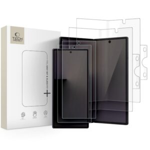 TECH-PROTECT EASY SET FOIL & GLASS FIT+ 4IN1 APSAUGINIS RINKINYS GALAXY Z FOLD 8 ULTRA CLEAR