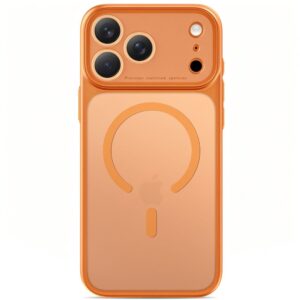 TECH-PROTECT MAGPRIME MAGSAFE CC Apple iPhone 17 PRO / 18 PRO MATINIS KOSMINĖS ORANŽINĖS SPALVOS DĖKLAS - Image 5