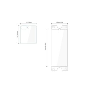 TECH-PROTECT EASY SET FOIL & GLASS FIT+ 4IN1 APSAUGINIS RINKINYS GALAXY Z FLIP 7 / 8 CLEAR - Image 2