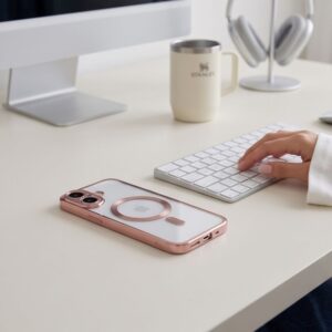 TECH-PROTECT MAGFLEX MAGSAFE Apple iPhone 17 BLIZGANTI ROŽINIO AUKSO SPALVA - Image 5