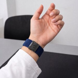 TECH-PROTECT NYLON CLASP SAMSUNG GALAXY WATCH ULTRA 1 / 2 2024-2026 (47 MM) TAMSIAI MĖLYNA - Image 5