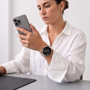 TECH-PROTECT NYLON CLASP SAMSUNG GALAXY WATCH 8 / 9 / CLASSIC (40 / 44 / 46 MM) STARLIGHT - Image 5