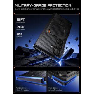 SUPCASE UB AERO MAGSAFE 2-SET GALAXY Z FOLD 8 ULTRA ARAMID JUODAS - Image 5