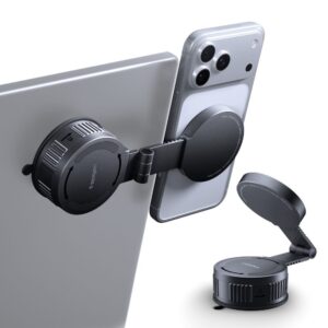 SPIGEN MFT35-1 MAGNETINIS MAGSAFE AUTOMOBILINIS LAIKIKLIS PRIETAISŲ SKYDELIUI, PRIEKINIAM STIKLUI AR EKRANUI, JUODAS - Image 6