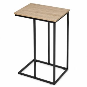 Loft stiliaus staliukas nešiojamam kompiuteriui su metaliniu rėmu ModernHome - Image 6