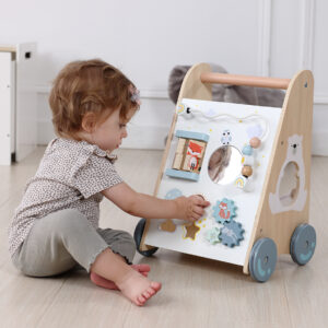 Medinis lavinamasis stumdukas su judančiais elementais, ECOTOYS - Image 6