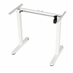Elektrinis stalo rėmas, aukščio reguliavimas 72-118 cm, stalviršiui iki 160 cm, baltas ModernHome - Image 6