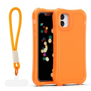 Safepop dėklas su dirželiu, skirtas Apple iPhone 11, oranžinis