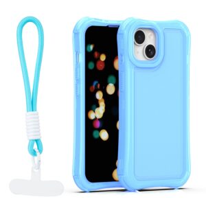 Safepop dėklas su dirželiu Apple iPhone 14 6,1" mėlynas