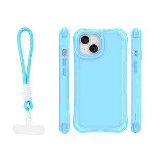 Safepop dėklas su dirželiu Apple iPhone 15 6,1" mėlynas - Image 2