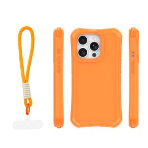 Safepop dėklas su dirželiu Apple iPhone 15 Pro 6,1" oranžinis - Image 2