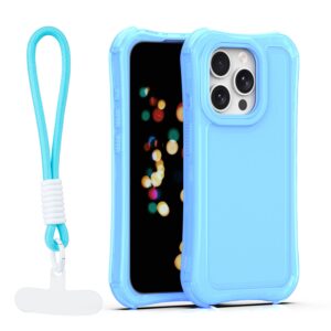 Safepop dėklas su dirželiu, skirtas Apple iPhone 15 Pro 6,1" mėlynas